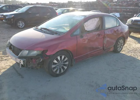 2010 Honda Civic Ex z USA, uszkodzony, nr VIN 2HGFA1F81AH526016